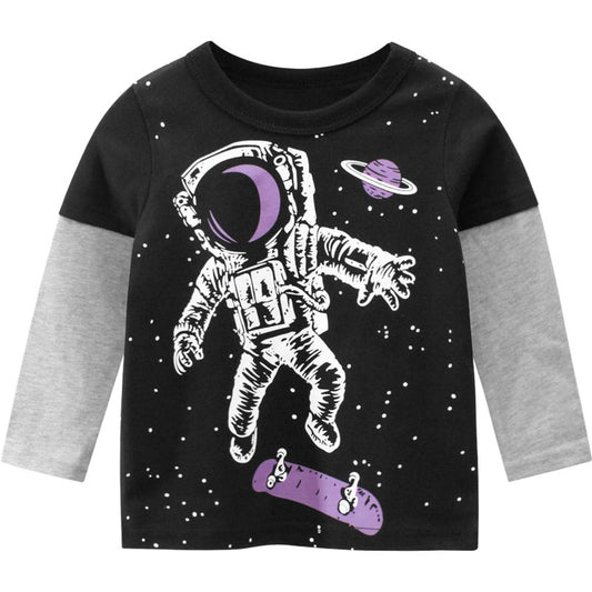 Boys Long Sleeve T-shirt for Kids' Casual Wear