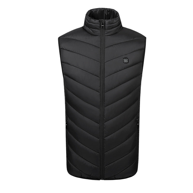 Hot in Stock, Multi-Zone Heating Vest, Men's Winter Heated Cotton Coat, Intelligent Constant Temperature Safety Electric Heating Suit Vest Wholesale