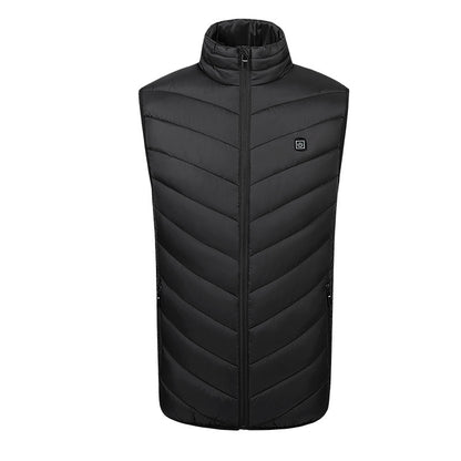 Hot in Stock, Multi-Zone Heating Vest, Men's Winter Heated Cotton Coat, Intelligent Constant Temperature Safety Electric Heating Suit Vest Wholesale
