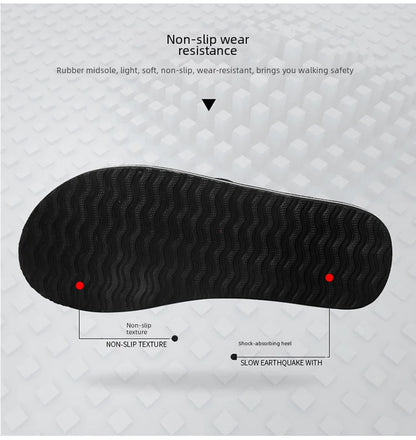 Factory wholesale summer men's beach shoes flip-flops leisure trend sandals wholesale pinch feet non-slip foreign trade explosions