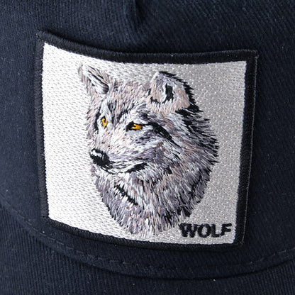 Summer sun hat retro cotton sun hat embroidered animal baseball cap net cap cap trucker cap